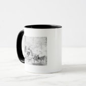 Männer auf einem Foto von "Deadwood Coach" Tasse (Vorderseite Links)