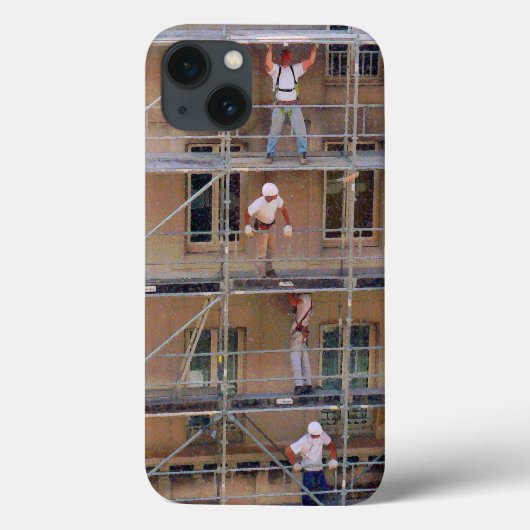 Männer auf Gerüst iPhone 13 Fall Case-Mate iPhone Hülle (Rückseite)