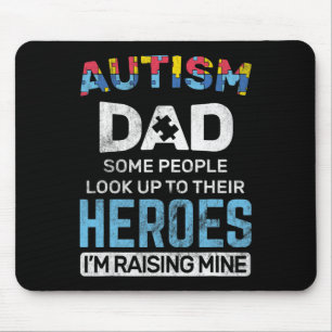 Männer Autismus Vater Autismus Bewusstsein Autismu Mousepad