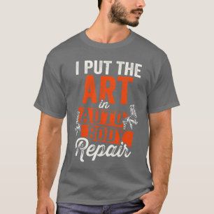 Männer Auto Body Dad Auto Maler Kunst Geschenk T-Shirt
