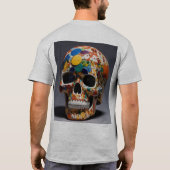 Männer-Avant-Pop Skull Fusion T - Shirt (Rückseite)