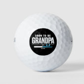 Männer bald Großvater EST 2025 neuer Großvater Golfball (Vorderseite)
