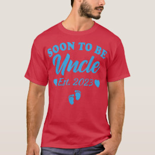 Männer bald Onkel 2023 Schwangerschaftsankündigung T-Shirt