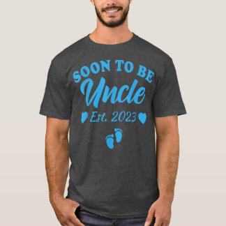 Männer bald Onkel 2023 Schwangerschaftsankündigung T-Shirt