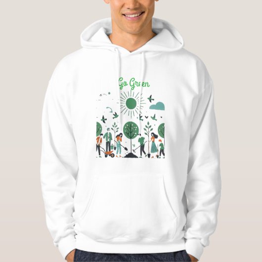 Männer Basic Kapuzen-Sweatshirt Hoodie (Vorderseite)
