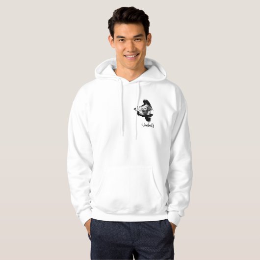 Männer Basic Kapuzen-Sweatshirt Hoodie (Vorne ganz)
