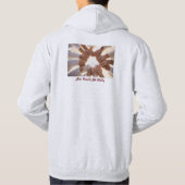 Männer Basic Kapuzen-Sweatshirt Hoodie (Rückseite)