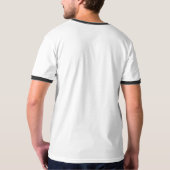 Männer Basic Ringer T-Shirt (Schwarz voll)