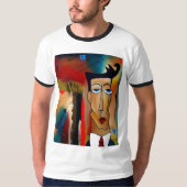 Männer Basic Ringer T-Shirt (Vorderseite)