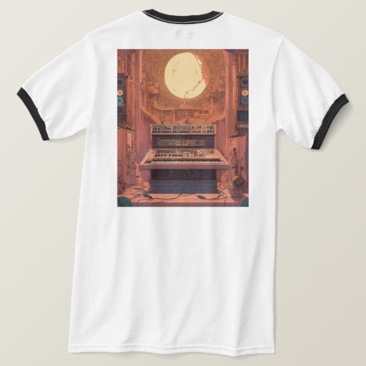 Männer Basic Ringer T-Shirt (Design Rückseite)