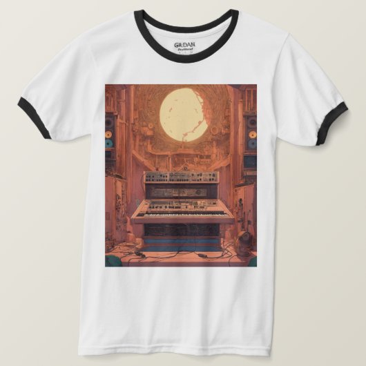 Männer Basic Ringer T-Shirt (Design vorne)