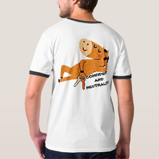 Männer Basic Ringer T-Shirt (Rückseite)