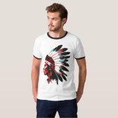Männer Basic Ringer T-Shirt (Vorne ganz)