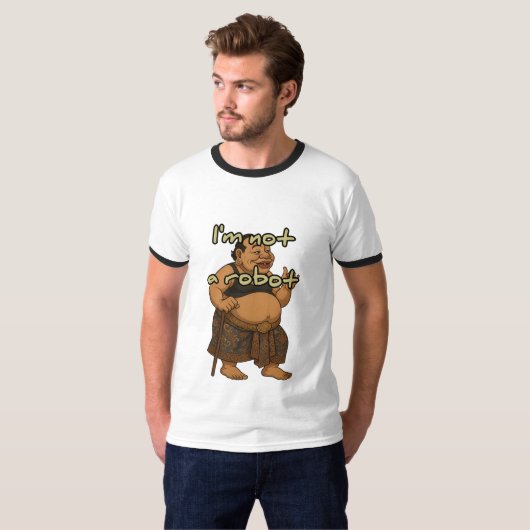 Männer Basic Ringer T-Shirt (Vorne ganz)