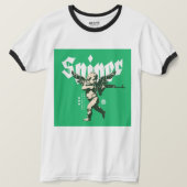 Männer Basic Ringer T-Shirt (Design vorne)