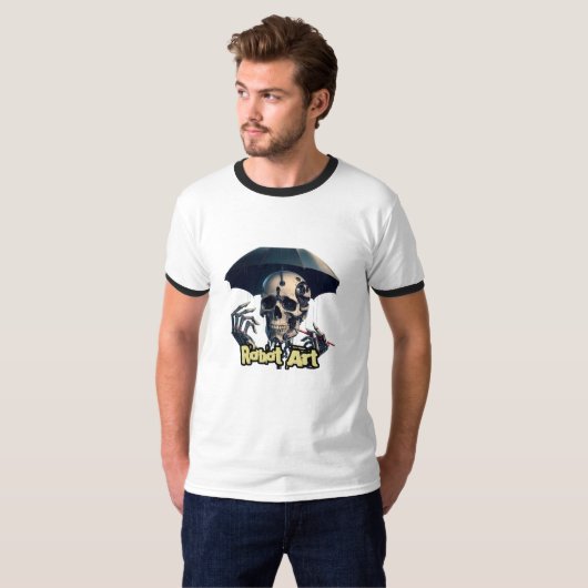 Männer Basic Ringer T-Shirt (Vorne ganz)