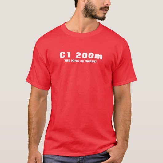 Männer Basic T-Shirt | 200 Meter (Vorderseite)