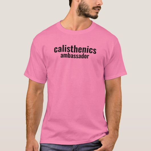 Männer Basic T-Shirt | Botschafter Calisthenics (Vorderseite)