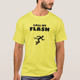 Männer Basic T-Shirt | Call Me Flash