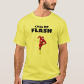 Männer Basic T-Shirt | Call Me Flash 2 (Vorderseite)