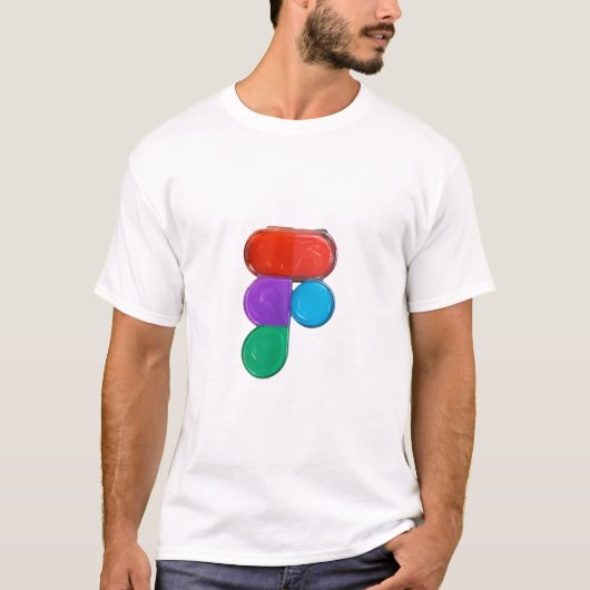 Männer-Basic-T - Shirt-Figma-Design T-Shirt (Vorderseite)