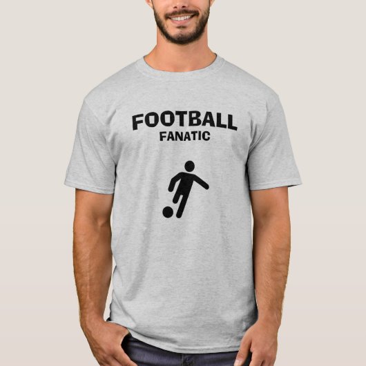 Männer Basic T-Shirt | Football Fanatic (Vorderseite)