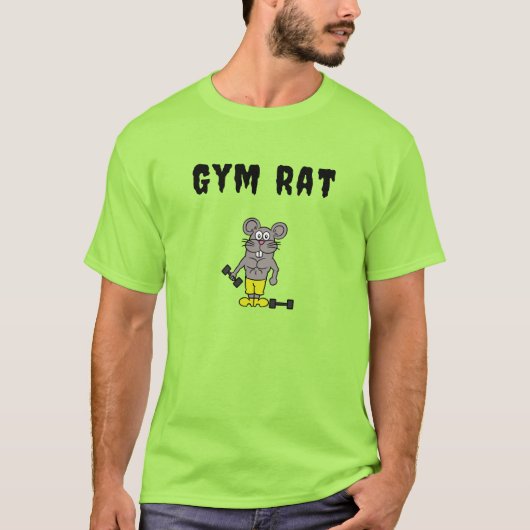 Männer Basic T-Shirt | Gym Rat (Vorderseite)