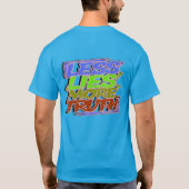 Männer-Basic-T - Shirt Komfortabel lässig und lock (Rückseite)