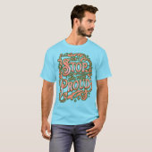 Männer-Basic-T - Shirt Komfortabel lässig und lock (Vorne ganz)