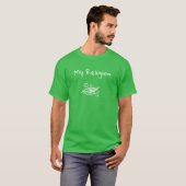 Männer Basic T-Shirt | Meine Religion (Vorne ganz)