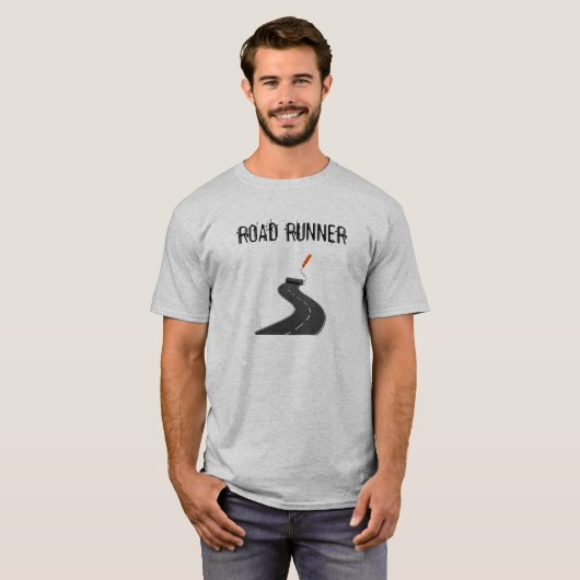 Männer Basic T-Shirt | Road Runner 3 (Vorne ganz)