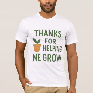 Männer-Basic-T-ShirtDanke, dass Sie mir beim Wachs T-Shirt