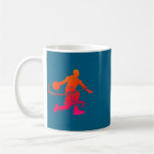 Männer Basketballspieler Trainer Dribbling Kaffeetasse (Links)