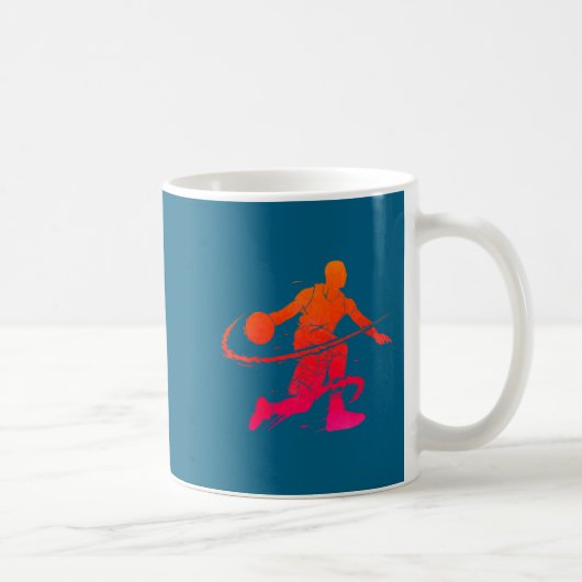 Männer Basketballspieler Trainer Dribbling Kaffeetasse (Rechts)