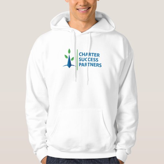 Männer, Baum mit gestapeltem CSP-Logo Hoodie (Vorderseite)