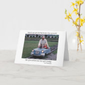 Männer beendigen nicht zu spielen… karte (Gelbe Blume)