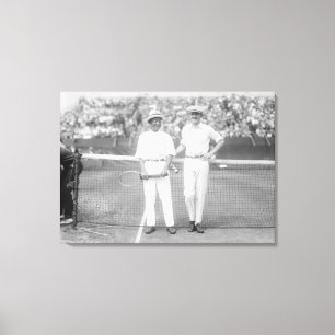 Männer beim Tennisturnier in Washington DC Leinwanddruck