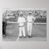 Männer beim Tennisturnier in Washington DC Poster (Vorne)