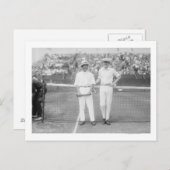 Männer beim Tennisturnier in Washington DC Postkarte (Vorne/Hinten)