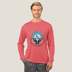 Männer-Bella+Leinwand-Dreifach-Shirt, Langschläfer Tri-Blend Shirt