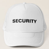 Männer - Benutzerdefiniert: Textsicherheit Unisex Truckerkappe (Vorderseite)