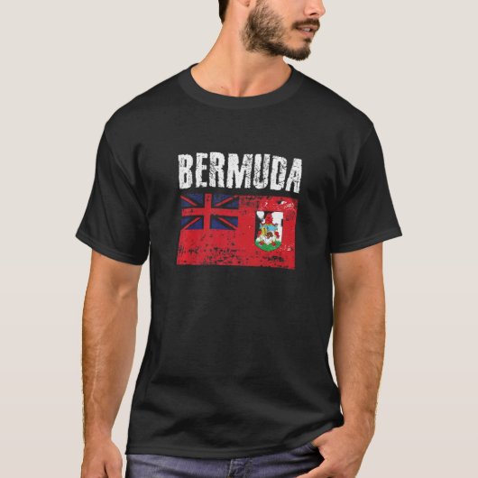 Männer Bermuda Nationalstolz Bermuda T-Shirt (Vorderseite)