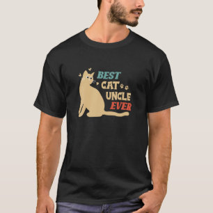 Männer Beste Katze Onkel Lieben Katzen T-Shirt