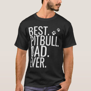 Männer Beste Pitbullen Vater je Vatertag für Hund T-Shirt