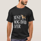 Männer Bester Beagle Hund Vater je T T-Shirt (Vorderseite)