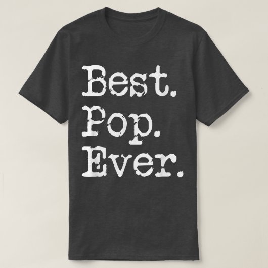 Männer Bester Pop je Großvater Großvater Geschenk  T-Shirt (Design vorne)