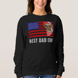 Männer Bester Vater je US-amerikanische Flagge Pha Sweatshirt