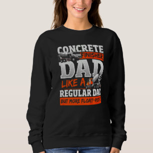 Männer Betonfertiger für eine Betonbau Sweatshirt