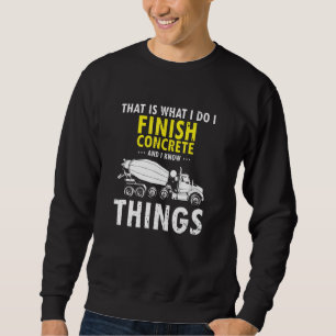Männer Betonfinishers für Bau Zement Arbeiter Sweatshirt