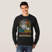 Männer beunruhigt Unclesaurus Dinosaur Rex Fathe T-Shirt (Vorne ganz)